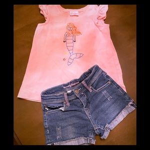 Hanna Andersson top with Tommy Bahama shorts